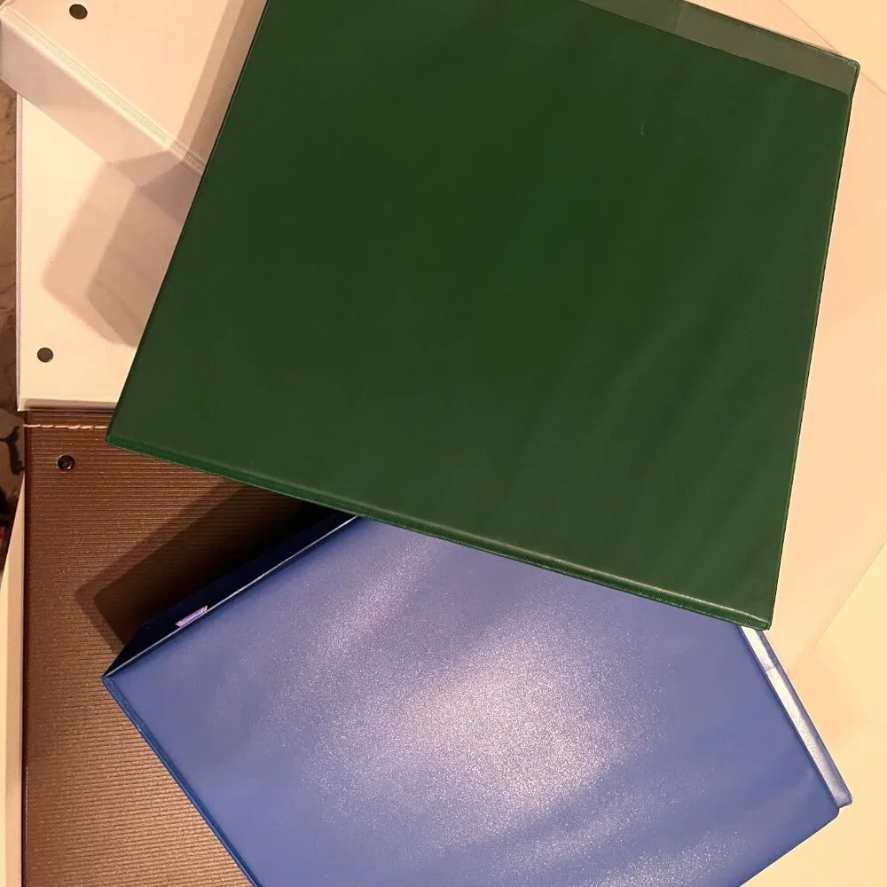 SIX Presentation Binders (Different sizes /. Mixed Lot) (new)‎
